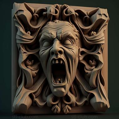 3D model horror (STL)